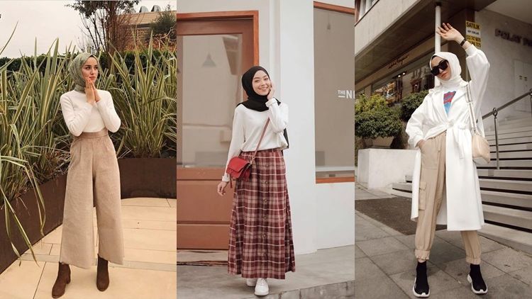 9 Cara Tampil Santun dengan Atasan Putih Buat Hijabers. Rapi Nggak Harus Formal!