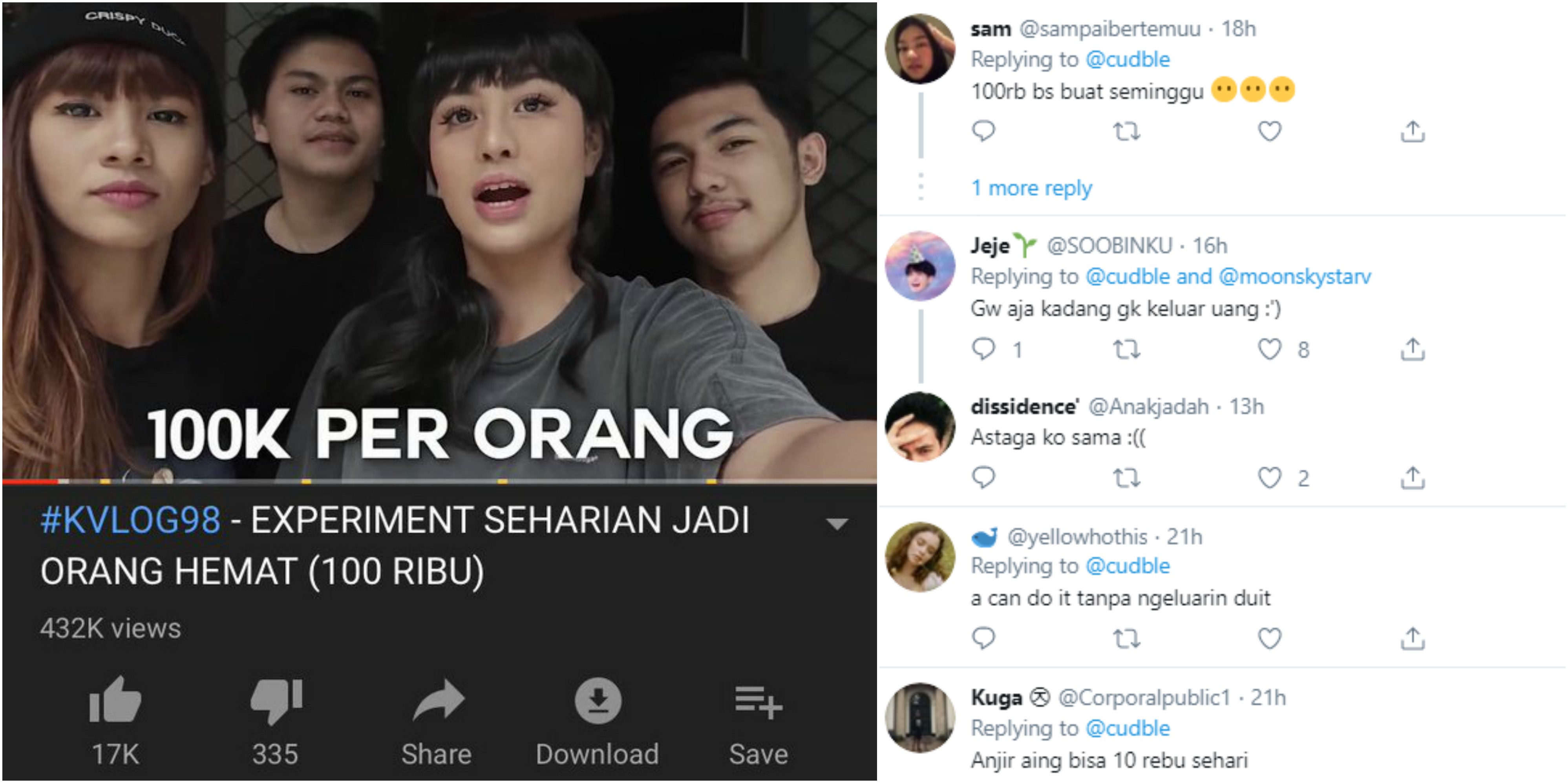 Sobat Misqueen Meronta Lihat Judul Vlog Awkarin. Tapi Ini Nggak Lagi Lomba Susah-Susahan, kan?