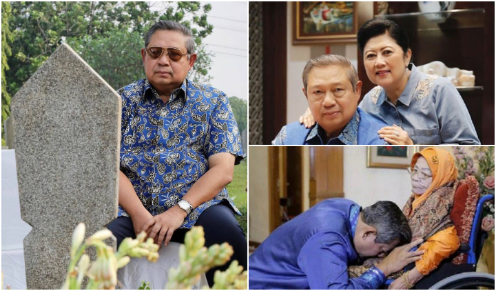 Ulang Tahun ke-70, SBY Rayakan Pertama Kali tanpa Kehadiran Dua Wanita Tercintanya. Sedih :(