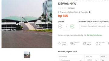 Selain Gedung DPR, ini 12 Hal Nyeleneh yang Dijual Orang Via Online. Kaum Selow Emang Ada-Ada Aja~