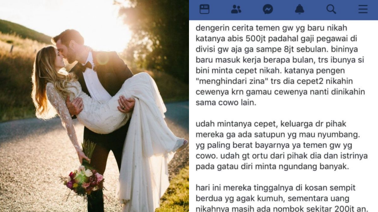 Viral Menikah Hingga Terlilit Utang Ratusan Juta, Ini 5 Cara Demi Hindari Cerita Horor yang Sama