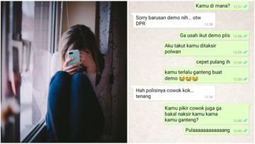 9 Tanggapan Pacar-Pacar Posesif Saat Mereka Tahu Pasangannya Ikut Demo. Ra Mashook, Lur!