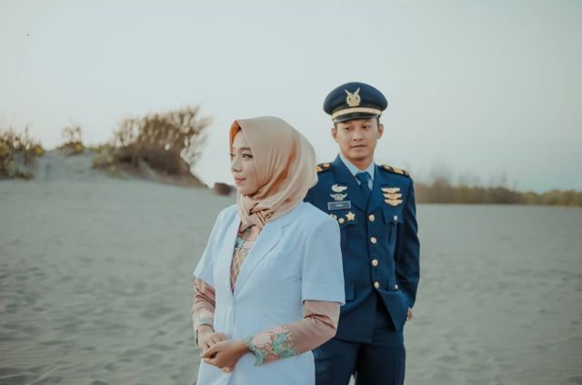 prewedding tentara perawat