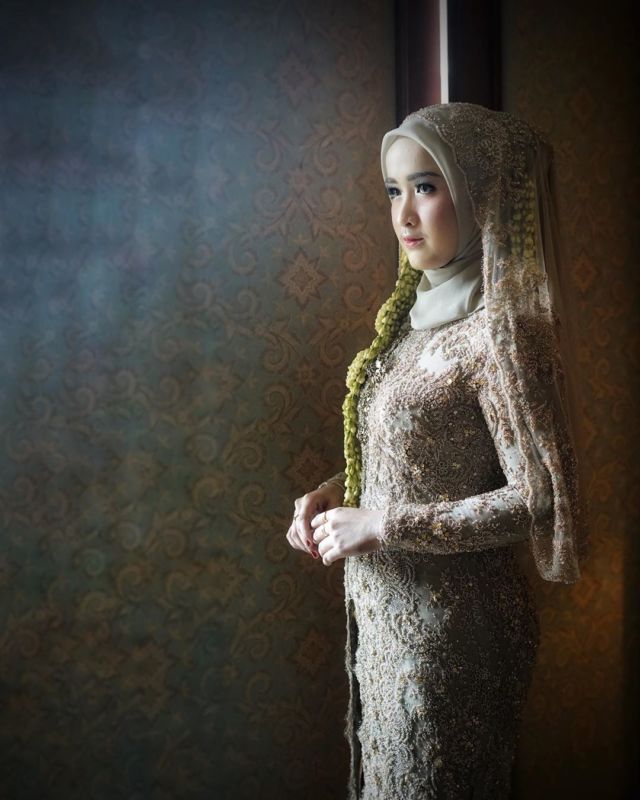 wedding veil selain putih