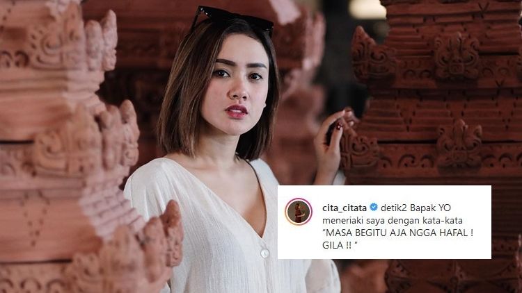 Curhat karena Diteriaki Saat GR, Cita Citata Kembali Disindir sebagai Sosok Artis yang Sombong