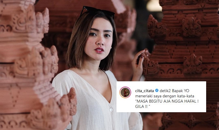 Curhat karena Diteriaki Saat GR, Cita Citata Kembali Disindir sebagai Sosok Artis yang Sombong