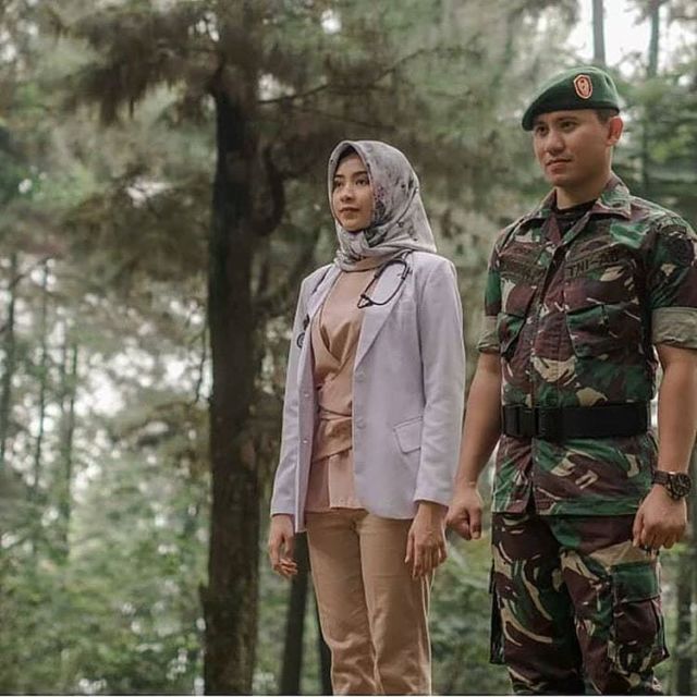 prewedding tentara perawat