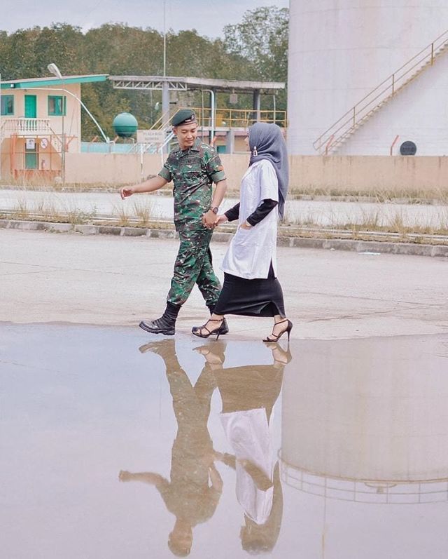 prewedding tentara perawat