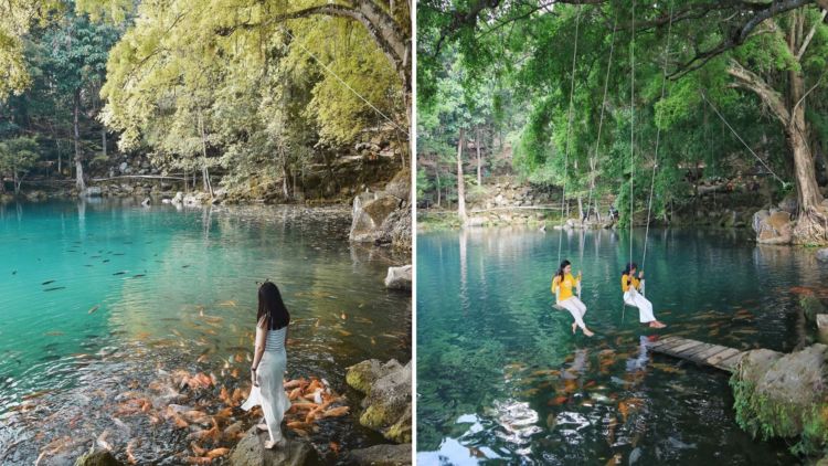 Situ Cicerem Kuningan, Telaga Biru yang Cantik dan Menyegarkan Mata. Yuk Akhir Pekan ke Sana!