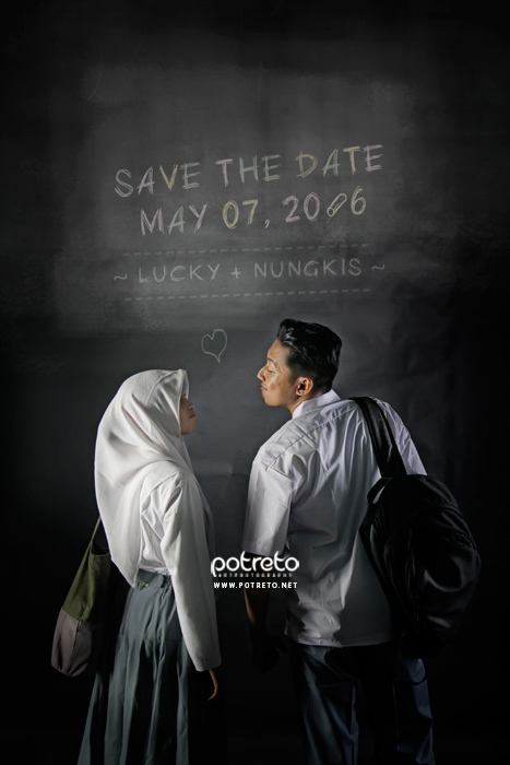 ide prewedding seragam sekolah