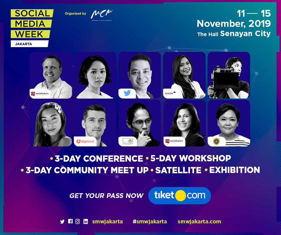 Dear Social Media Junkie, Inilah 7 Alasan Kamu Wajib Datang ke Social Media Week Jakarta 2019