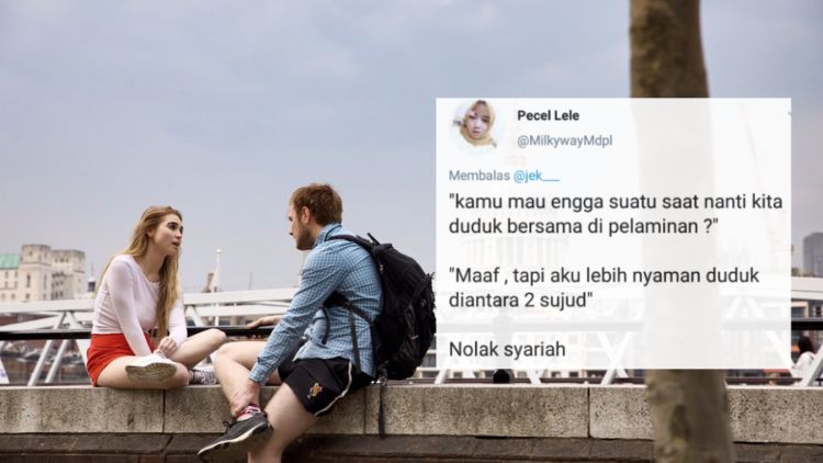 Cara Menolak Paling Ampuh Waktu Ditembak Orang yang Nggak Kita Suka. Begini nih Nolak Syariah~