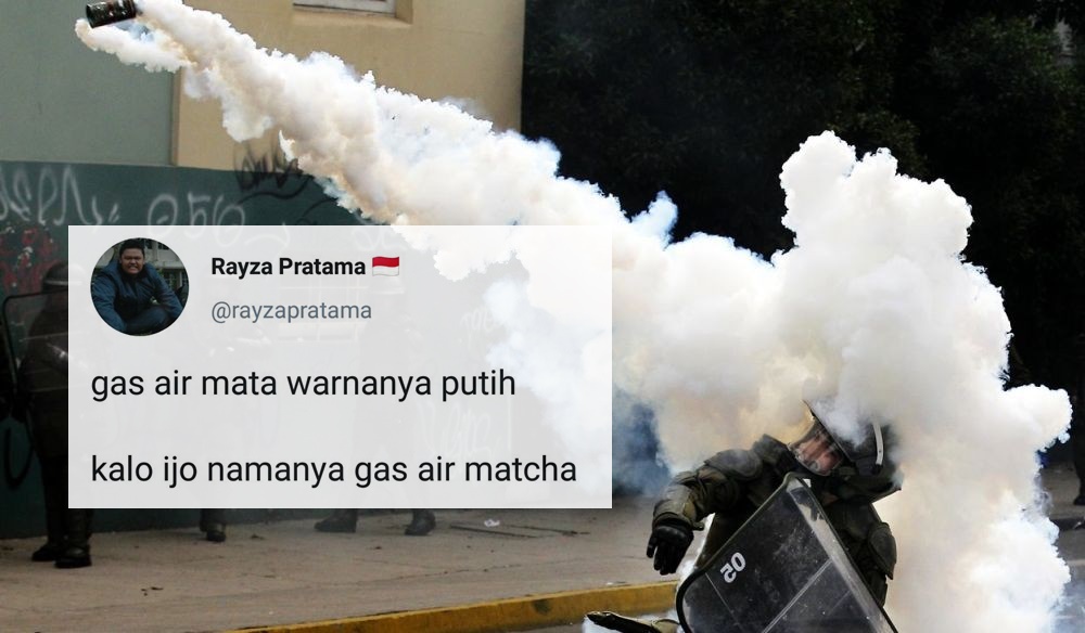 Berdasarkan Cirinya, ini 10 Jenis Gas Air Mata Versi Warganet. Bercanda Teroos, Demo pun Jadi Receh~