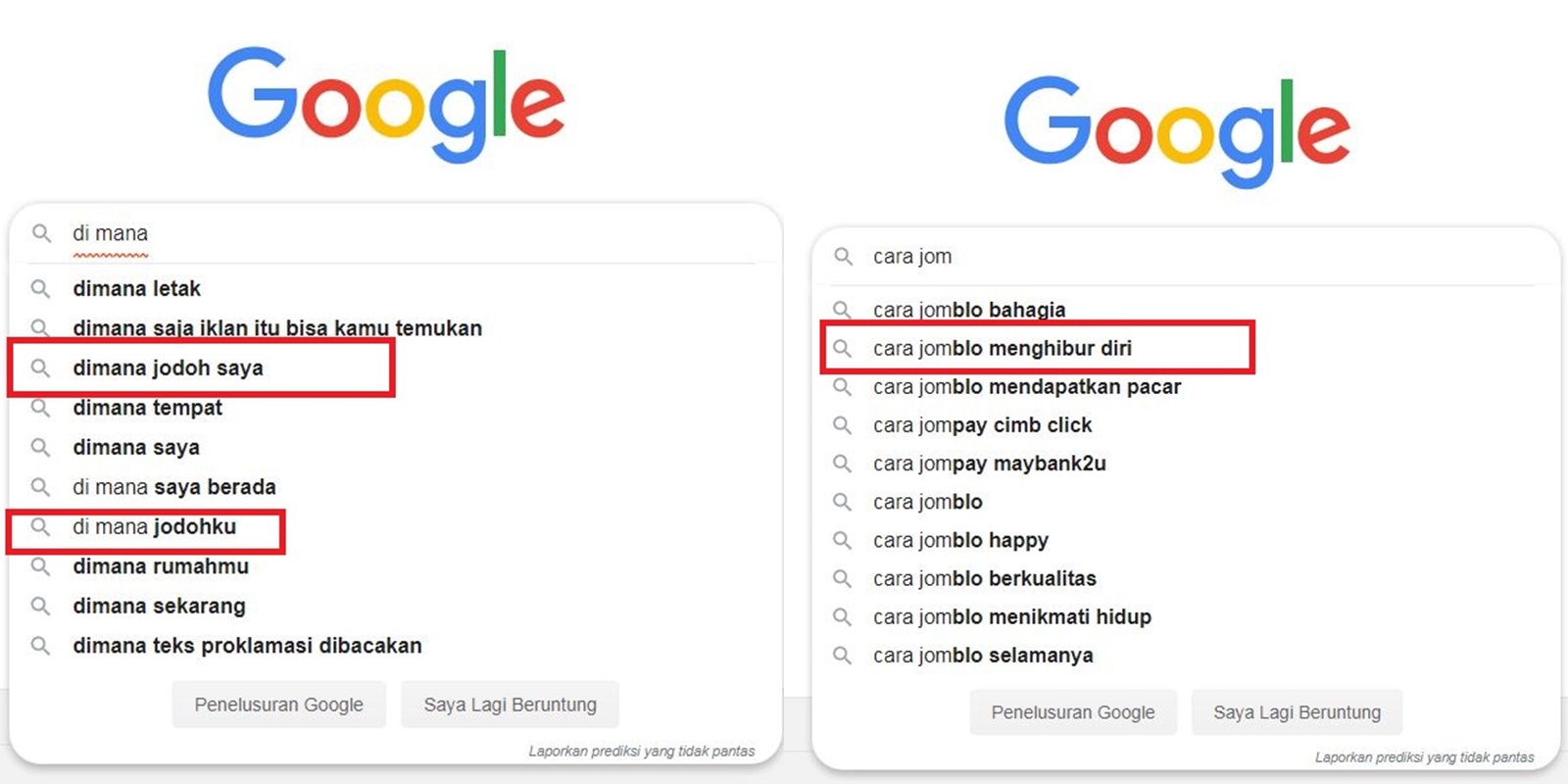 11 Pencarian Google Soal Cinta ini Sungguh Miris. Bukti Sobat Ambyar Bertebaran di Mana-Mana