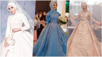 8 Hijab Wedding Ballgown buat Momen Pernikahan ala Negeri Dongeng. Demi Sah Jadi Ratu Sehari!