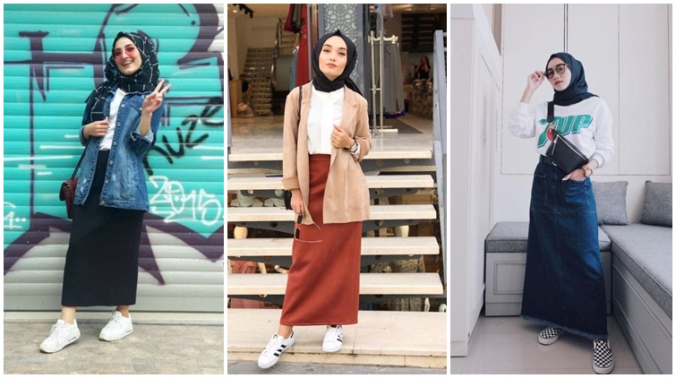 9 Inspirasi OOTD Rok Span Kalau Bosan Sama Celana