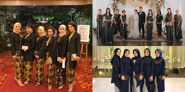 10 Busana Bridesmaid Warna Gelap untuk si Tubuh Berisi Favorit Selebgram. Bikin Makin Percaya Diri!