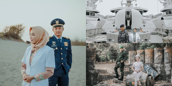 10 Inspirasi Pre-wedding Tentara dan Tenaga Medis