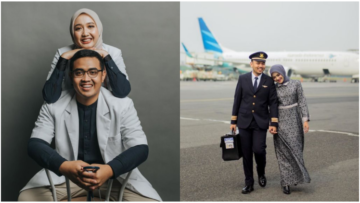 10 Ide Pre-wedding Hijab Sesuai Profesi. Berseragam Lengkap Oke, Siasati Latarnya Doang Juga Kece!