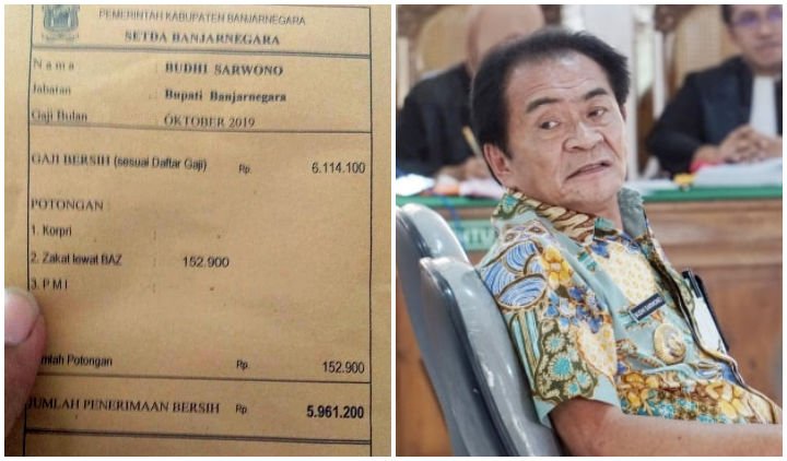 Mengeluh Gaji ‘Hanya’ 5,9 Juta per Bulan, Ternyata Bupati Banjarnegara Punya Kekayaan 19,1 Miliar