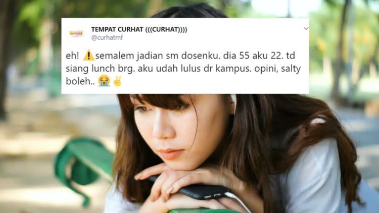 Jadian sama Dosen dengan Jarak Usia Cukup Jauh, Warganet ini Galau. Tantangan Hubungannya Luar Biasa