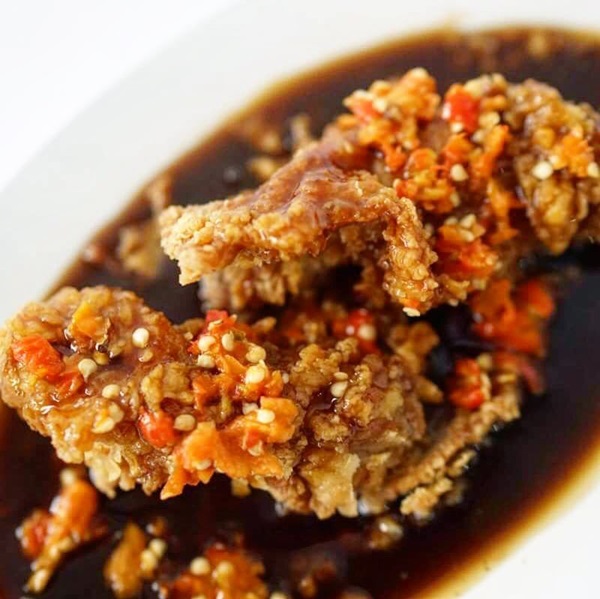 Ayam Saos Pedas (ASP) - Photo by Voila Jogja