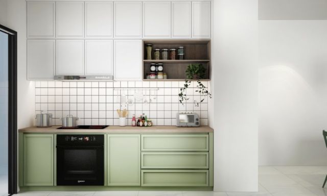 Kitchen Set Tanpa Gagang Pembuka Pintu