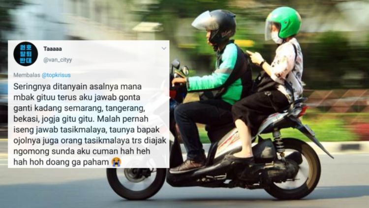 11 Improvisasi Warganet Saat Diajak Ngobrol Sopir Ojol. Males Jawab, tapi Nggak Enak Kalau Cuekin