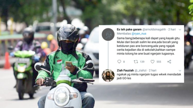 Pengalaman Langka dan Berkesan dari Sopir Ojol Saat Dapat Penumpang Bocah. Latihan Jadi Ayah