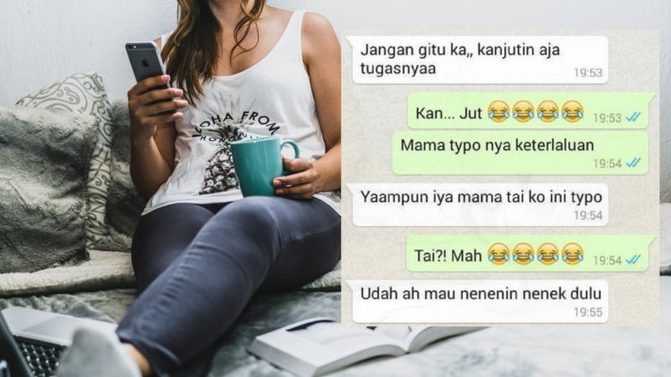 10 Chat Typo Emak ini Rentan Bikin Anak Jadi Salah Paham. Bikin KZL, Ngakak, Kangen, Nano-Nano deh!