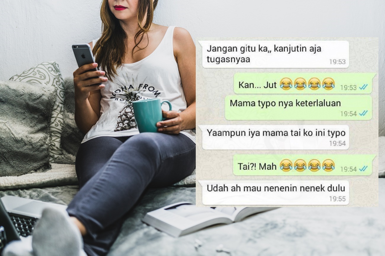 10 Chat Typo Emak ini Rentan Bikin Anak Jadi Salah Paham. Bikin KZL, Ngakak, Kangen, Nano-Nano deh!