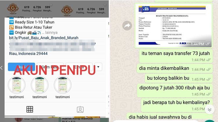 Biar Nggak Ketipu, Kenali 6 Ciri Akun Online Shop Instagram Palsu. Lebih Waspada, Yuk!