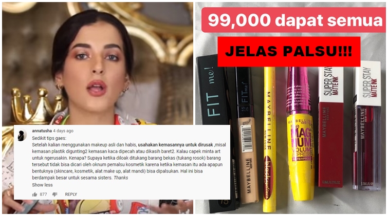 Tasya Farasya Kupas Tuntas Fenomena Makeup Palsu; Dibuatnya dari Urin Hingga Sianida!