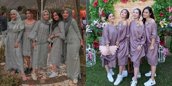 11 Ide Padu Padan Dress dan Sneakers untuk Bridesmaid. Jaminan Kece, Anti Pegal Seharian