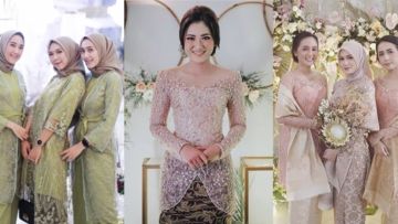 12 Inspirasi Setelan Tunik Kebaya Terbaru untuk Sisters of The Bride. Manis dan Elegan!