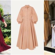 Buat Alternatif Pengganti Brokat, Ini 9 Potret Dress Satin yang Cantik Buat Kondangan!