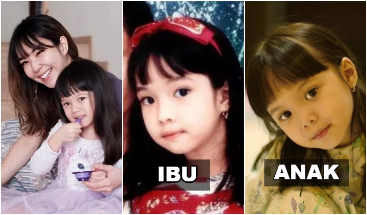 Foto Masa Kecil 8 Artis ini Ternyata Mirip Anaknya. Gemes Banget!