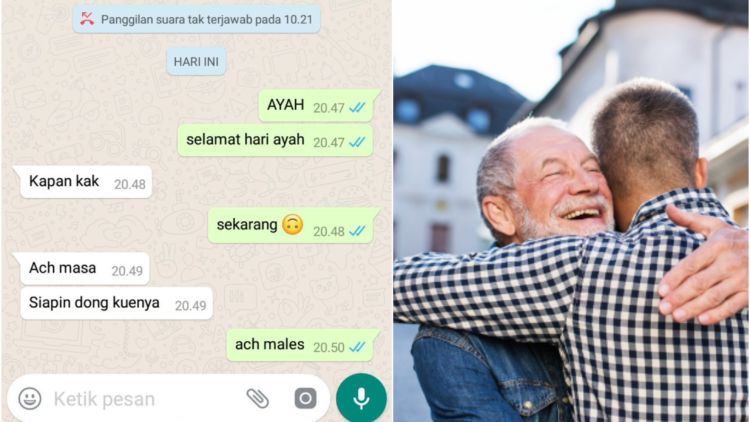 10 Balada Anak Ucapkan Selamat Waktu Hari Ayah. Dari yang Manis, Sedih, Sampai Kocak Nggak Ketolong