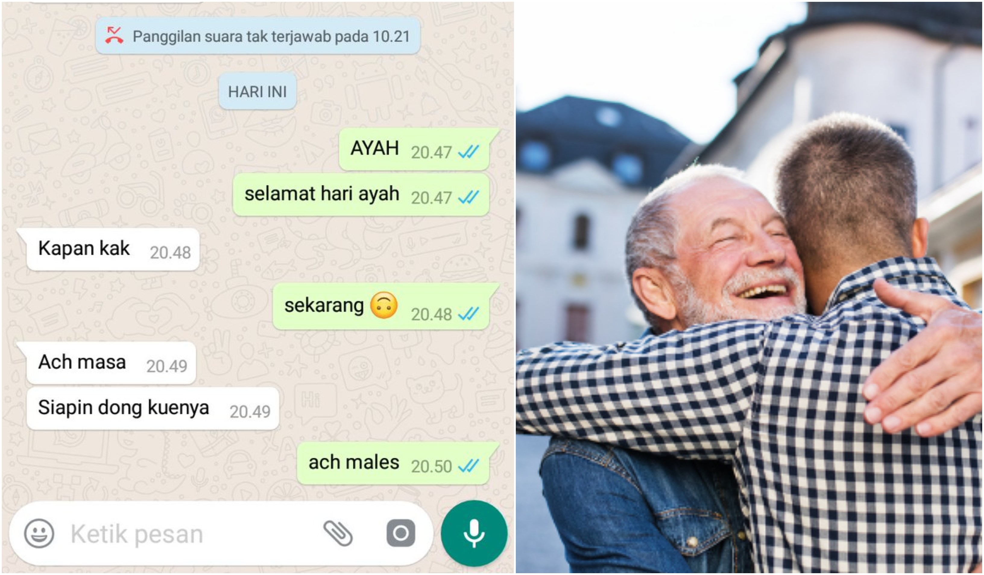 10 Balada Anak Ucapkan Selamat Waktu Hari Ayah. Dari yang Manis, Sedih, Sampai Kocak Nggak Ketolong