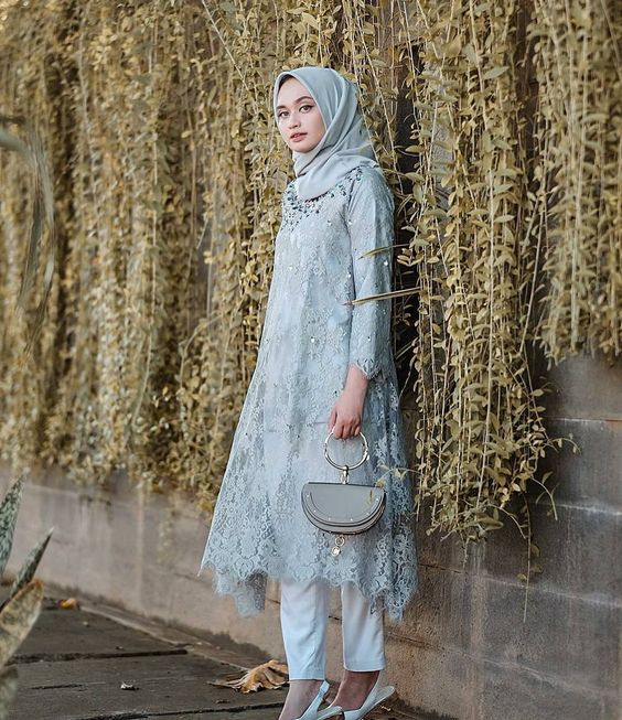 outfit kondangan hijab