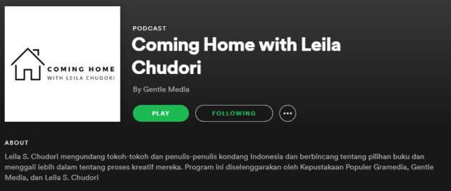 Spotify - Coming Home with Leila Chudori