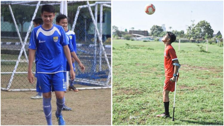 Kehilangan Satu Kaki Tak Halangi Aditya Main Bola. Kini Ia Siap Bela Indonesia di Kancah Dunia