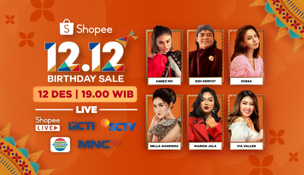 Ini Dia Cara Shopee Rayakan Ultahnya yang Ke-4, Ada Shopee Super Diskon dan 12.12 Birthday Sale Live TV Show!