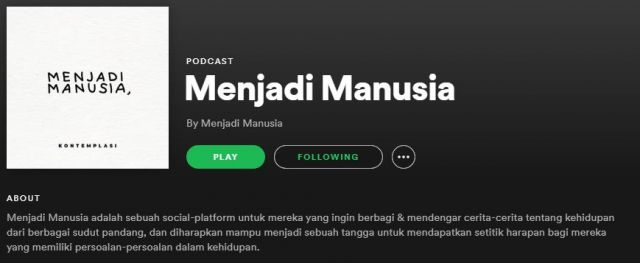 Menjadi Manusia