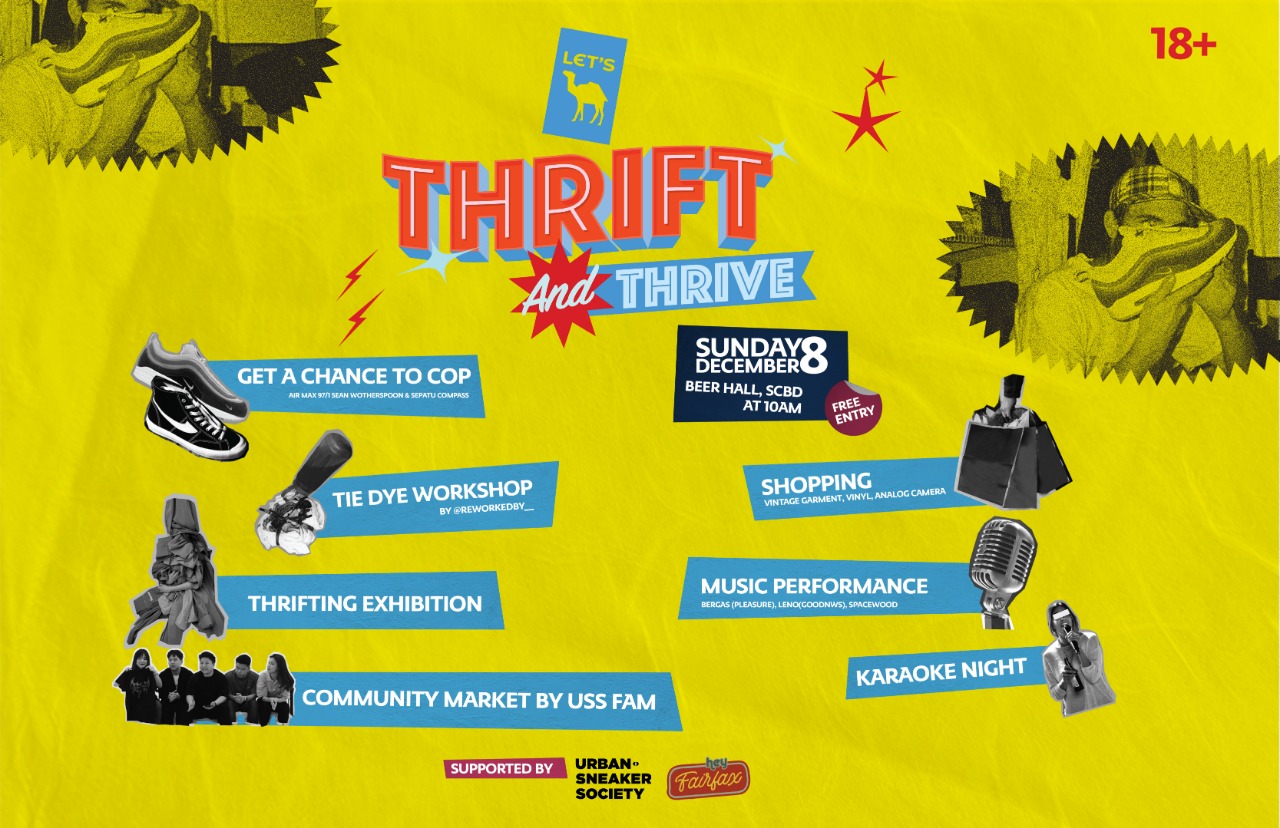 Thrift and Thrive USS Networks 2019, Event Belanja Anak Muda Sekaligus Obati Kangen Generasi 90-an!