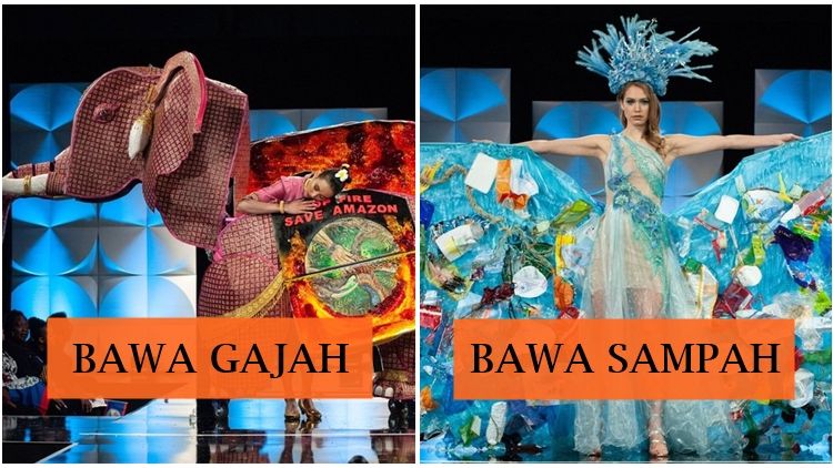 9 Kostum Terheboh di Miss Universe 2019; Ada yang Bawa Gajah dan Sampah!