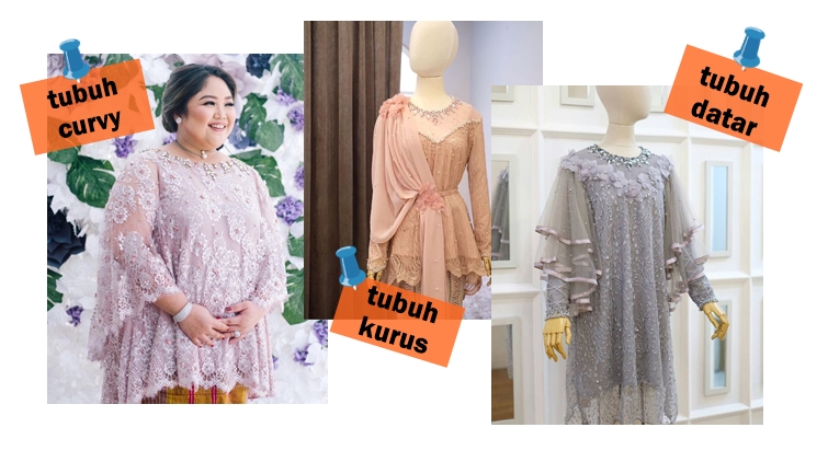 Mau Kurus atau Curvy, Ini 8 Desain Kebaya yang Ampuh Menghasilkan Siluet Indah Pada Tubuhmu