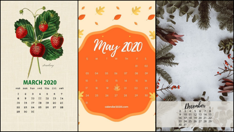 Kumpulan Wallpaper Kalender 2020 yang Bisa Dipasang di HP-mu. Biar Nggak Muka Pacar Melulu