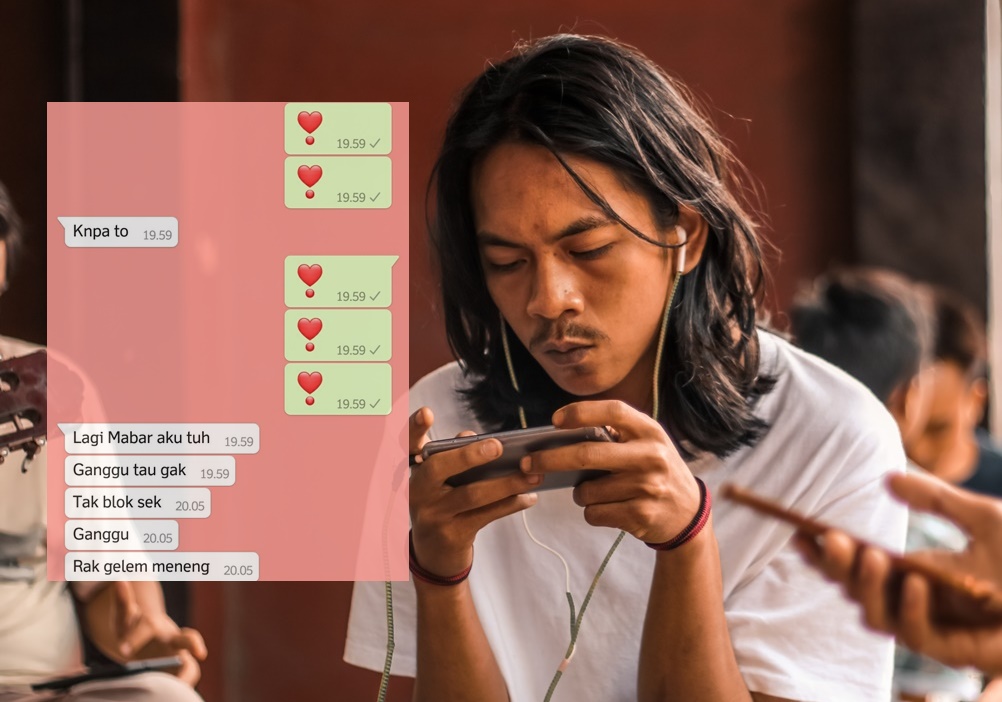 Kesel Kena Spam Pas Lagi Mabar, Cowok ini Blokir Gebetannya. Kami juga Butuh Me Time Kali~