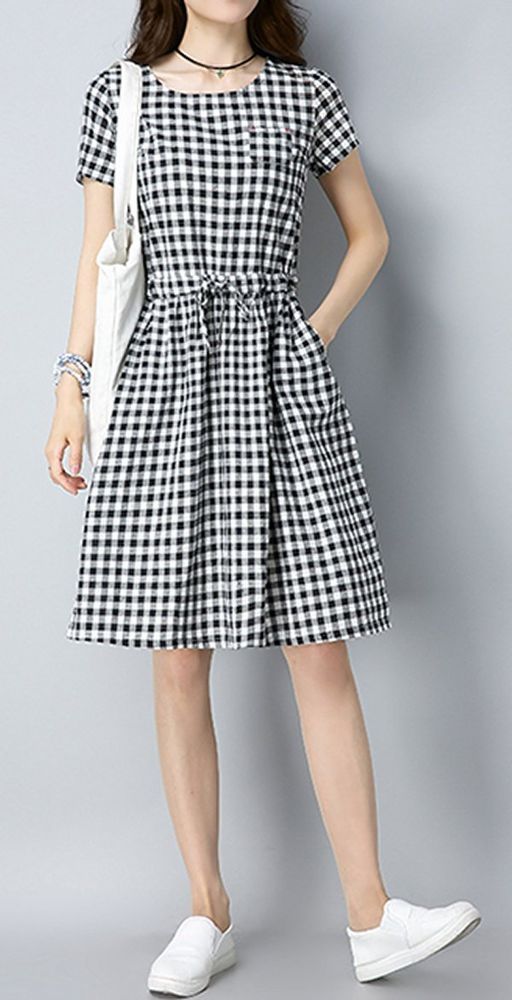 Checkered dress 